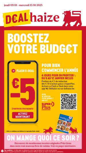 Découvrez et profitez de nos promotions de la semaine.